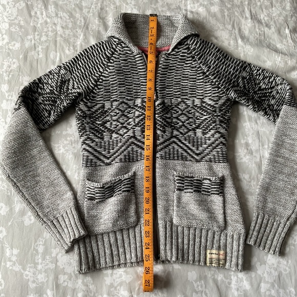 Triple Five Soul Heather Grey Knit Sweater - Picture 9 of 11